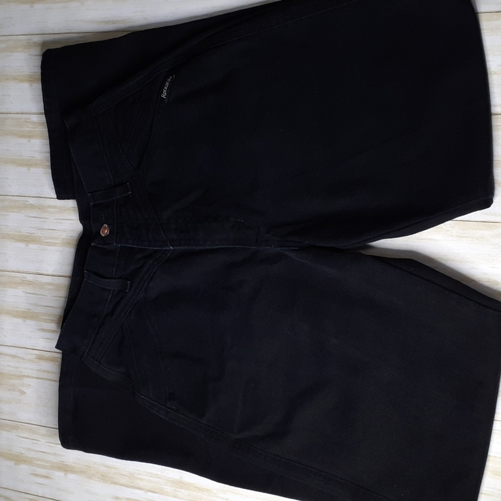 Rockies RLR (Relaxed Long Rise) 2 Pockets Women's Black Jeans Size 8 Regular